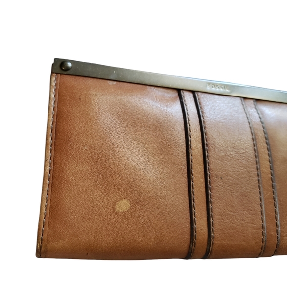 fossil vintage reissue wallet clutch - Picture 4 of 9